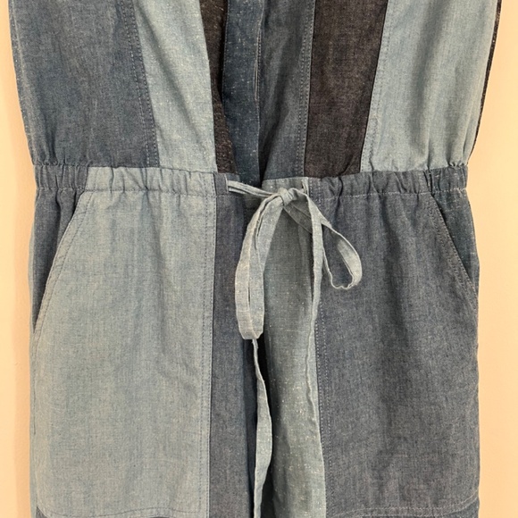 3.1 Phillip Lim Denim Patchwork Jumpsuit - Picture 3 of 4